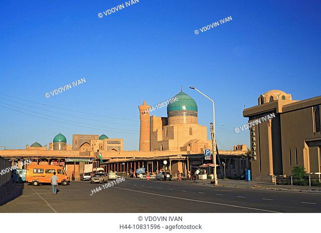 Poi Kalon complex, Bukhara, Uzbekistan, Central Asia, Islam, Islamic, Orient, Oriental, Uzbek, Ouzbek, Architecture, B
