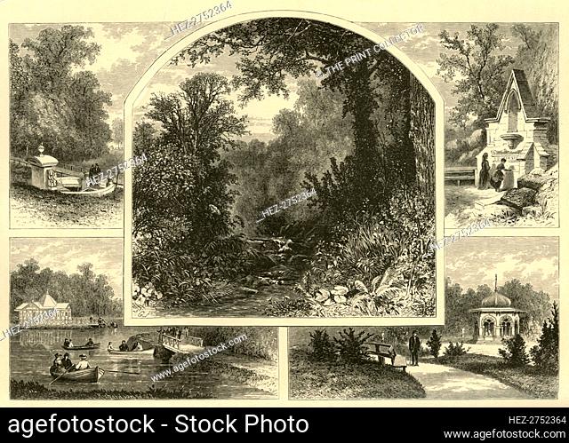 'Scenes in Druid Hill Park', 1874. Creator: James H. Richardson