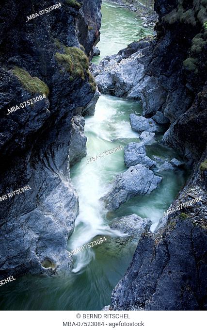 Lammerklamm Canyon near Scheffau, Tennengau Region, Salzburg (state), Austria