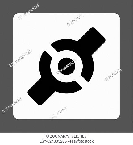 Artificial Joint Rounded Square Button