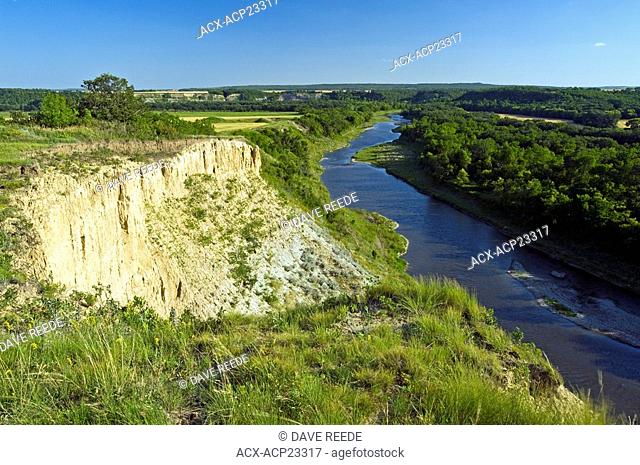 Souris River Valley. Near Wawanesa, Manitoba, Canada