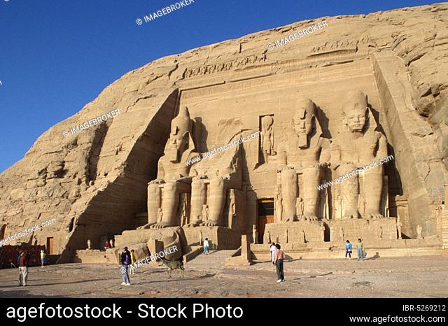 Abu Simbel Temple, Great Ramses II, Abu Simbel, Nubia, Egypt, Africa