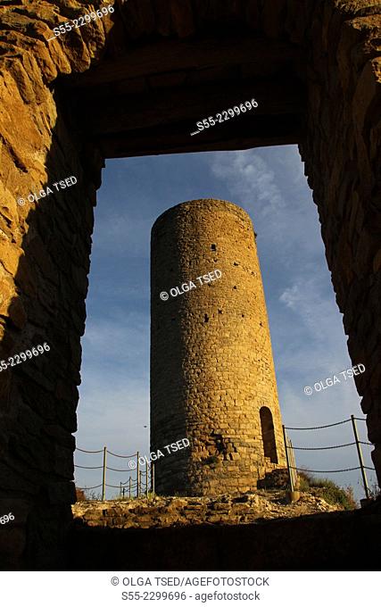 Tower, La Baronia de Sant Oïsme, Lerida province, Catalonia, Spain