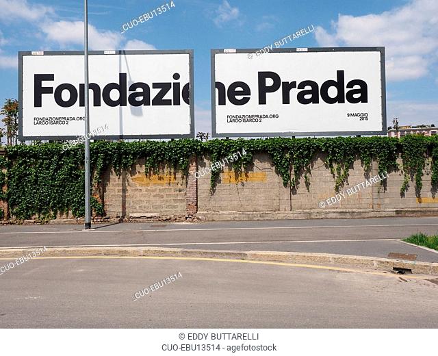 Fondazione Prada foundation, Rem Koolhaas architect, Largo Isarco square, Milan, Lombardy, Italy, Europe