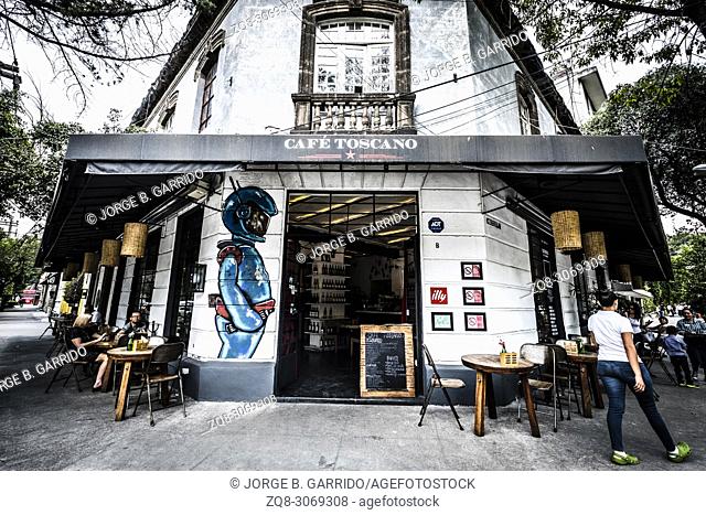 Café Toscano, Restaurant at Colonia Roma Norte, Mexico City, CDMX