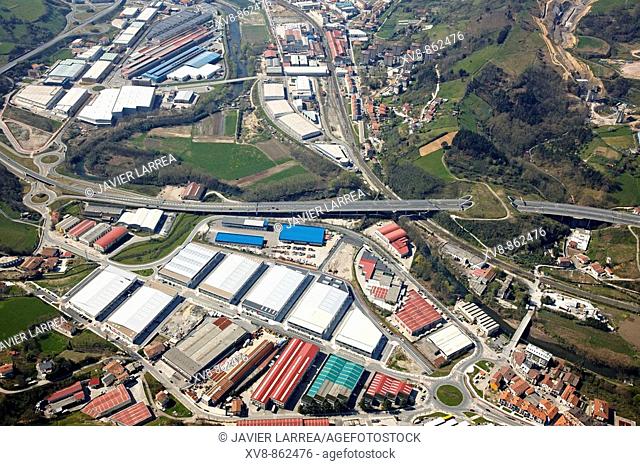 Autovia del Urumea, Poligono Industrial, Ergobia, Hernani, Gipuzkoa, Basque Country, Spain