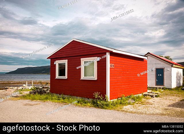 House, landscape, Finnmark, Norway