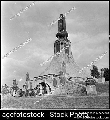 ***NOVEMBER 25, 1965 FILE PHOTO***Monument of Peace commemorate the Battle of the Three Emperors (Battle of Austerlitz) in Slavkov (Austerlitz) battlefield near...