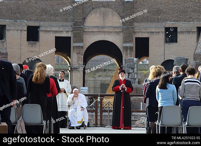 The Cry of Peace, religions and cultures in dialogue. Final ceremony at Colosseum with the participation of Pope Francis and religious representatives