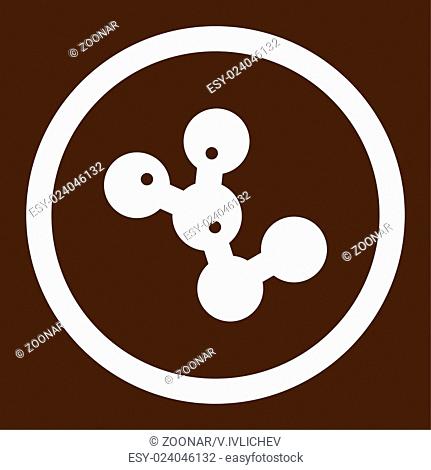 Microbes Colony Rounded Vector Icon