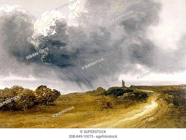 Approaching Storm by Georges Michel, oil on canvas, 1763-1843, USA, Pennsylvania, Philadelphia, David David Gallery