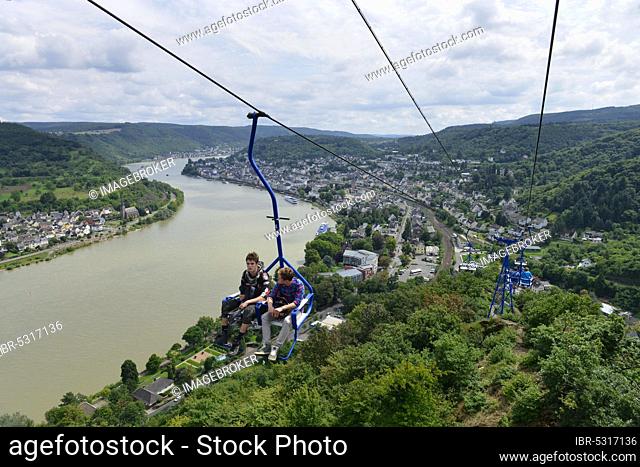 Cable car, Boppard, Rhineland-Palatinate, Germany, Europe