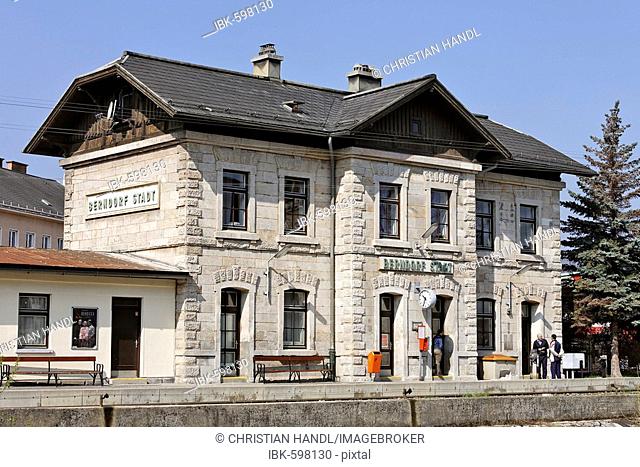 Train station, Berndorf, Lower Austria, Austria, Europe