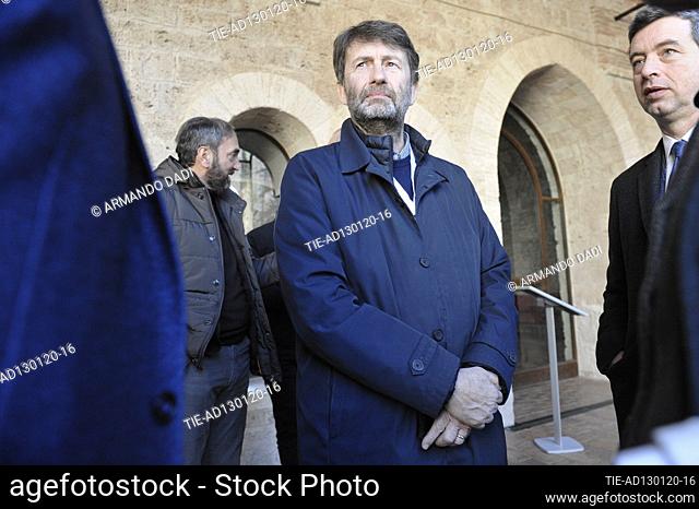 Italian Minister of Cultural Heritage Dario Franceschini during the meeting in Rieti, ITALY-13-01-2020
