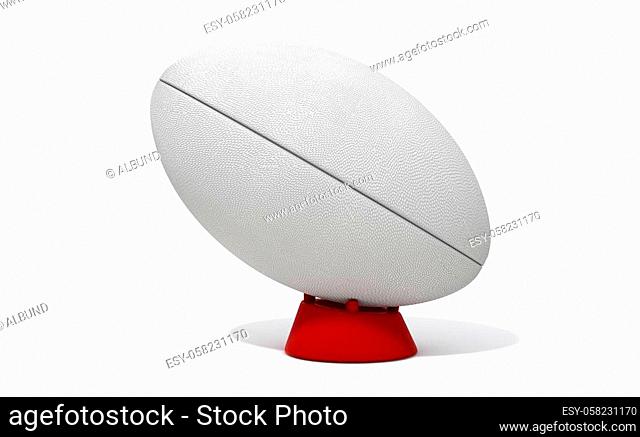 Rugby Ball Plain Stock Photos And, Plain White Rugby Ball
