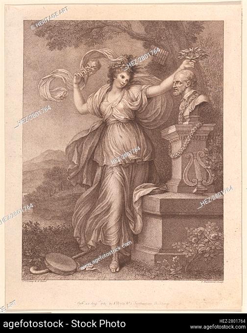 Mrs. Abington as Thalia, August 20, 1783. Creator: Francesco Bartolozzi