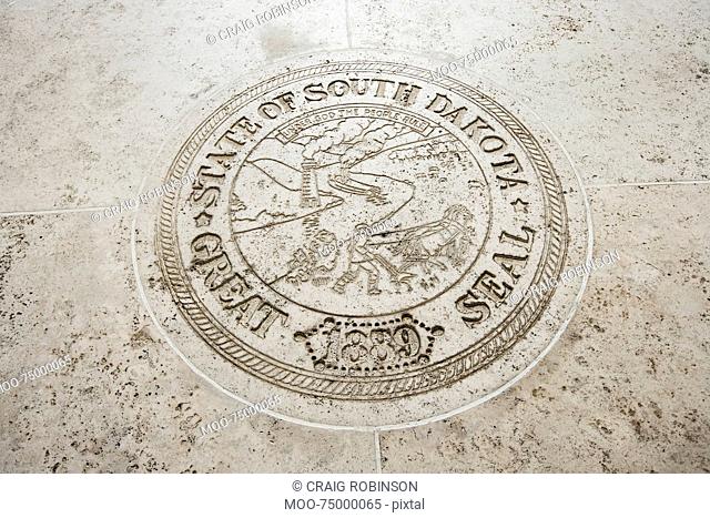 Seal of South Dakota in Fort Bonifacio, Manila, Philippines
