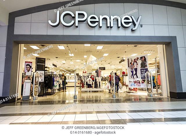 Florida, Miami, Kendall, Dadeland Mall, JC J.C. Penny Department Store, shopping, front entrance