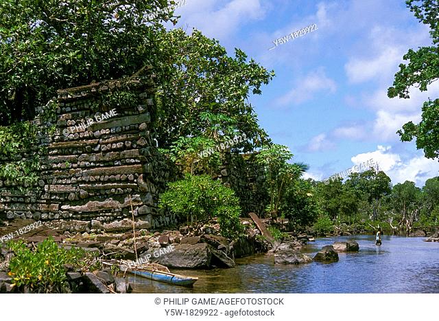 Ruined city of Nan Madol, Pohnpei Ponape, Federated States of Micronesia