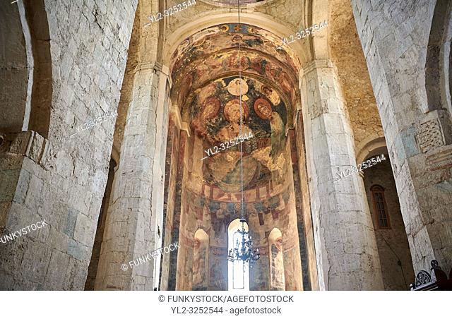 picture & image of the interior and frescoes of the Samtavisi Georgian Orthodox Cathedral, 11th century, Shida Karti Region, Georgia (country)