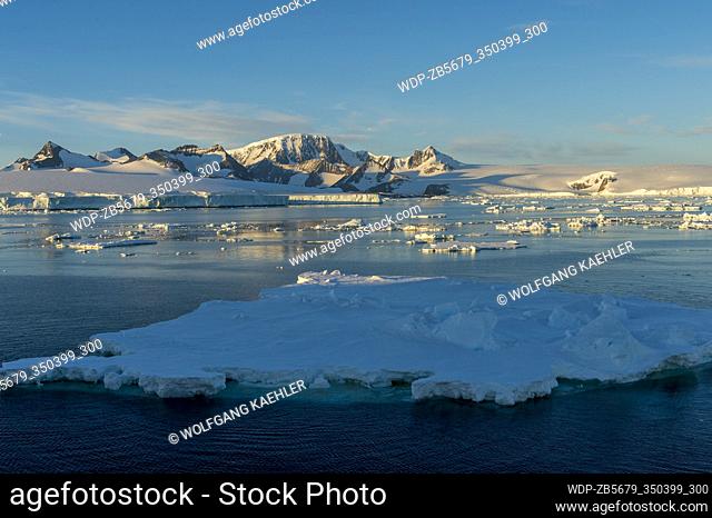 View of Hope Bay on the tip of the Antarctic Peninsula from the Antarctic Sound