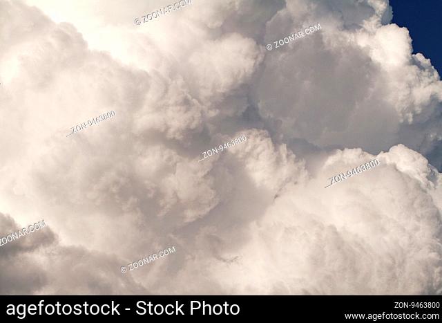 Photo of the sky with big clouds