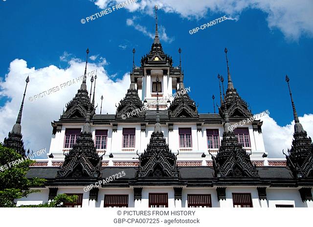 Thailand: Loha Prasad (Brazen Palace or Iron Monastery), Wat Ratchanatda, Bangkok