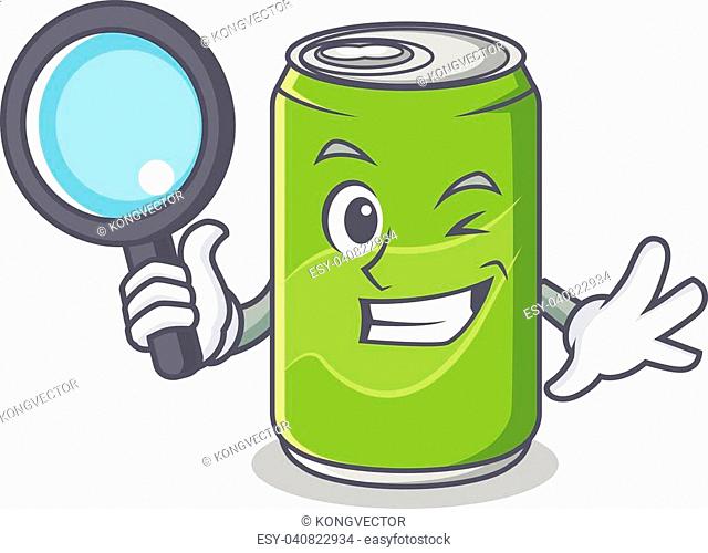 Detective soft drink character cartoon vector illustration, Stock Vector,  Vector And Low Budget Royalty Free Image. Pic. ESY-040822934 | agefotostock