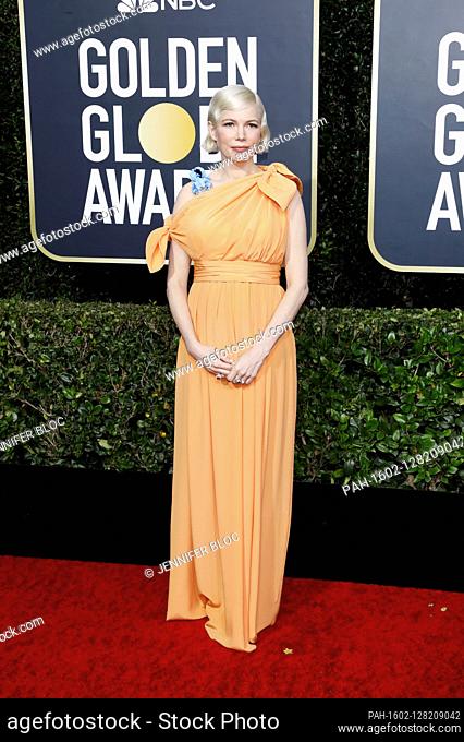 Michelle Williams attending the 77th Annual Golden Globe Awards at The Beverly Hilton Hotel on January 5, 2020 in Beverly Hills, California