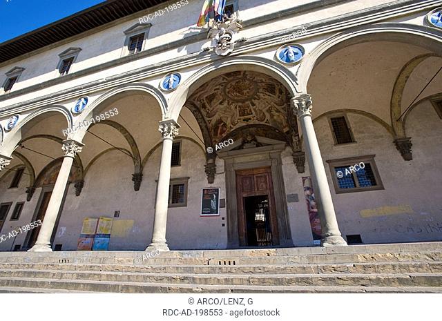 Museum, Hospital of Innocenti Gallery, Galleria dello Spedale degli Innocenti, Piazza della Santissima Annunziata, Florence, Toscana, Italy, Firenze