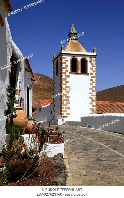 Cathedral of Saint Mary of Betancuria in Fuerteventura, Canary Islands, Spain