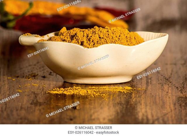 curry powder and chilli