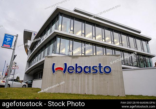 dpatop - 28 January 2020, Bavaria, Stockdorf: The main building of the Webasto company. In Germany, an infection with the novel coronavirus has been confirmed...