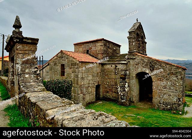 Preromanesque church of San Torcuato in Santa Comba de Bande, Ourense, Spain
