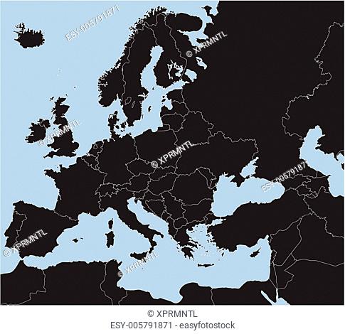 Map of European Countries