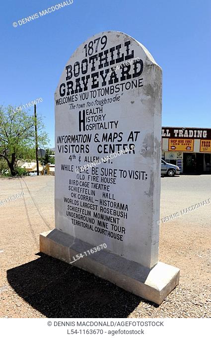 Boothill Graveyard Tombstone Arizona