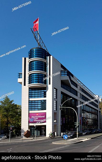 Willy-Brandt-Haus, SPD federal party headquarters, Kreuzberg, Berlin, Germany