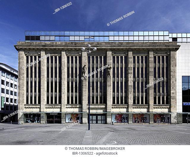 Facade of the former department store Theodor Althoff, today Karstadt department store, Dortmund, North Rhine-Westphalia, Germany, Europe