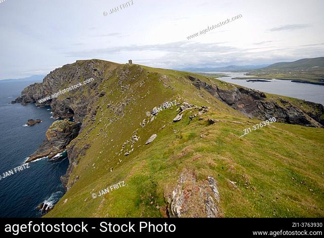 view at landscape near Portmagee at Kerry, Ireland