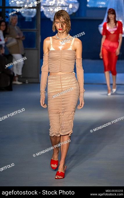 N°21 (numeroventuno) fashion show at the Milan Fashion Week Women's Collection Spring Summer 2023. Milan (Italy), September 21st, 2022