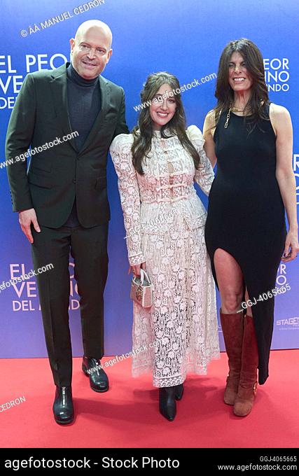 Mariana Trevino, Marc Forster attends ‘A Man Called Otto’ Premiere at Capitol Cinema on December 12, 2022 in Madrid, Spain