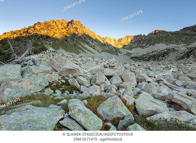 Sunrise in Neouvielle Nature Reserve, Hautes-Pyrenees, France