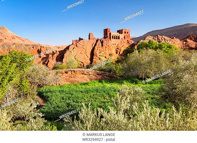 Kasbah Ait Aesh, Dades Valley, Atlas Mountains, Southern Morocco, Morocco, North Africa, Africa