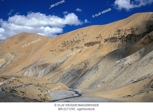 Manali-Leh highway, at Pang, Ladakh, Indian Himalayas, Jammu and Kashmir, North India, India, Asia