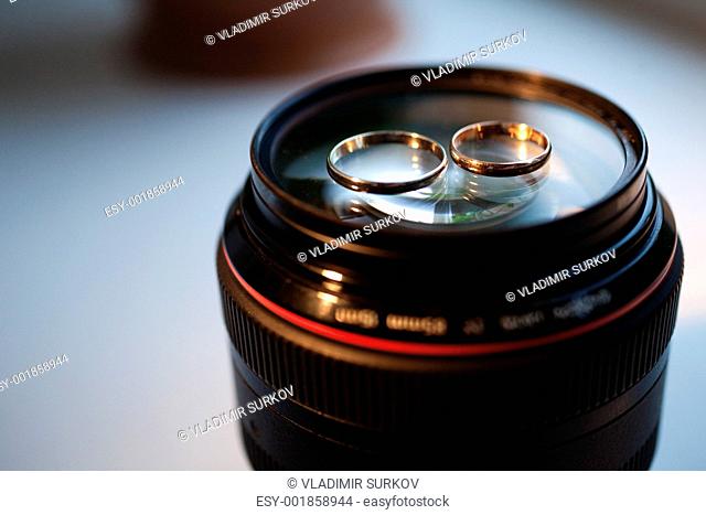 objective lens and rings