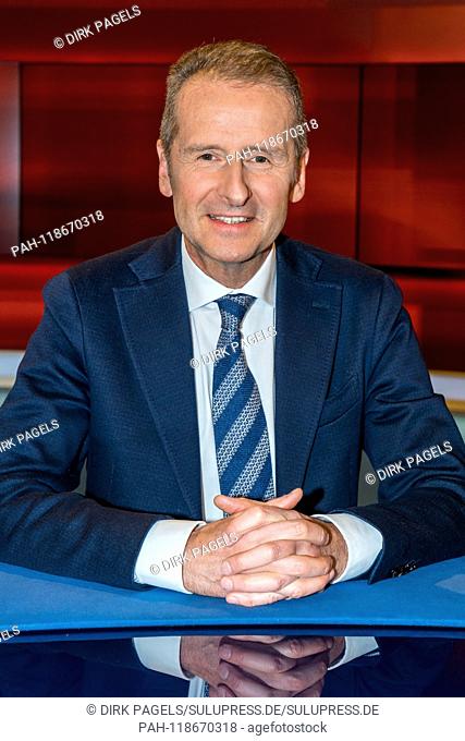 25.03.2019, Herbert Diess, Chief Executive Officer of Volkswagen AG, Chairman of the Board of Management Volkswagen PKW, Chairman of the Supervisory Board of...