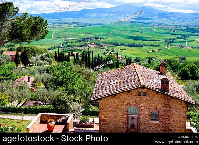 Overlooking Val d'Orcia Tuscany