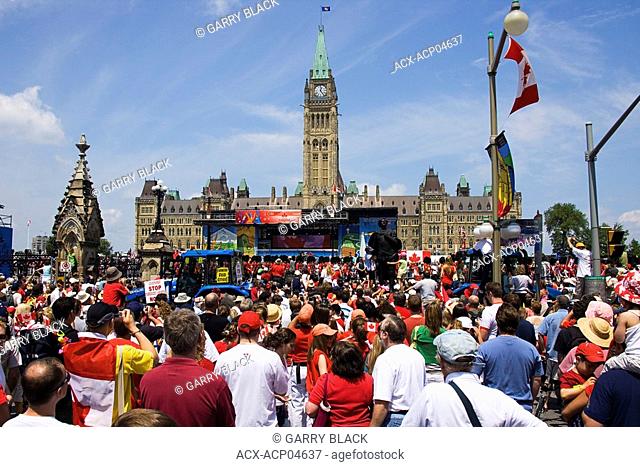 Canada Day is a national federal holiday, celebrated on July 1, annually  It marks the Confederation of Canada on July 1, 1867  Parliament Hill on Canada Day