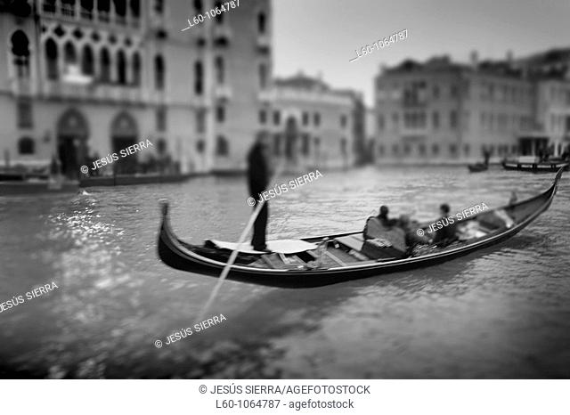 Romantic Gondola in Venice, Italy