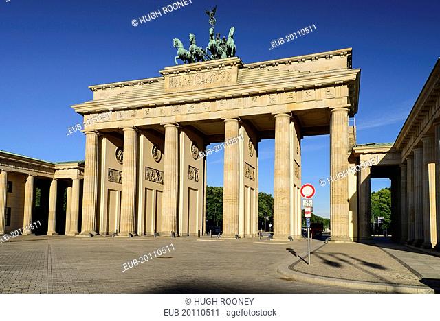 Brandenburg Gate from the east side
